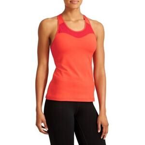 Athleta Spiral Support Orange Tank Top Size XXS Athletic Exercise Active Gym